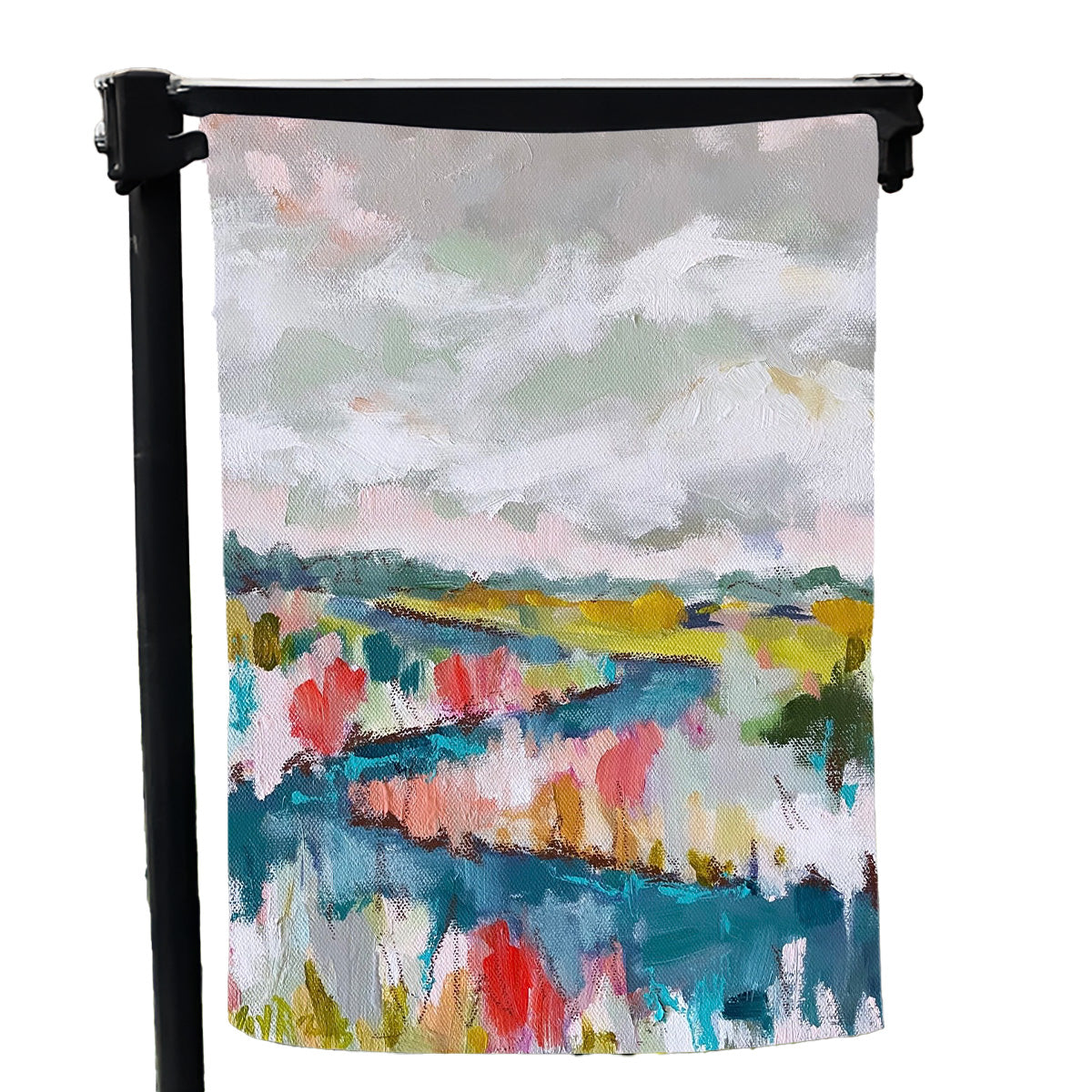 Bright Salt Marsh Garden Flag - Brittany Rawls Art