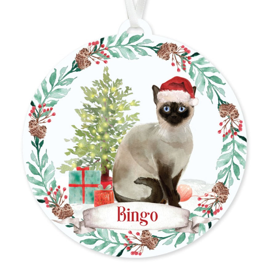 Siamese Cat Ornament