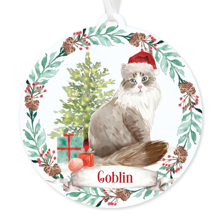 Siberian Cat Ornament