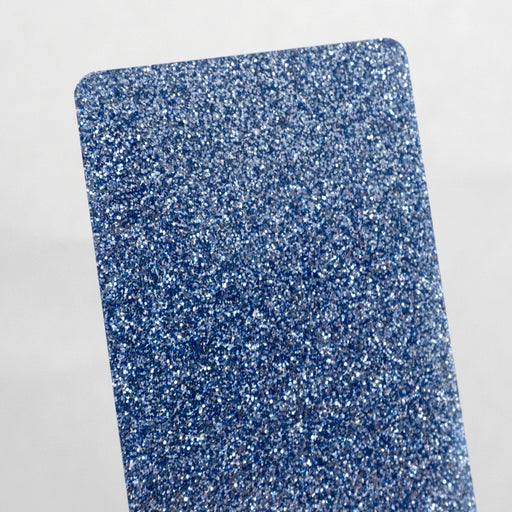 1/8" Blue Glitter Cast Acrylic Sheets