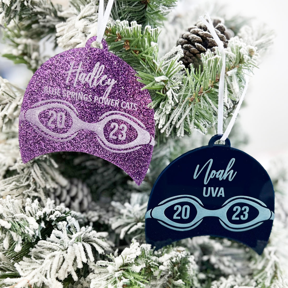 Personalized Swim Ornament