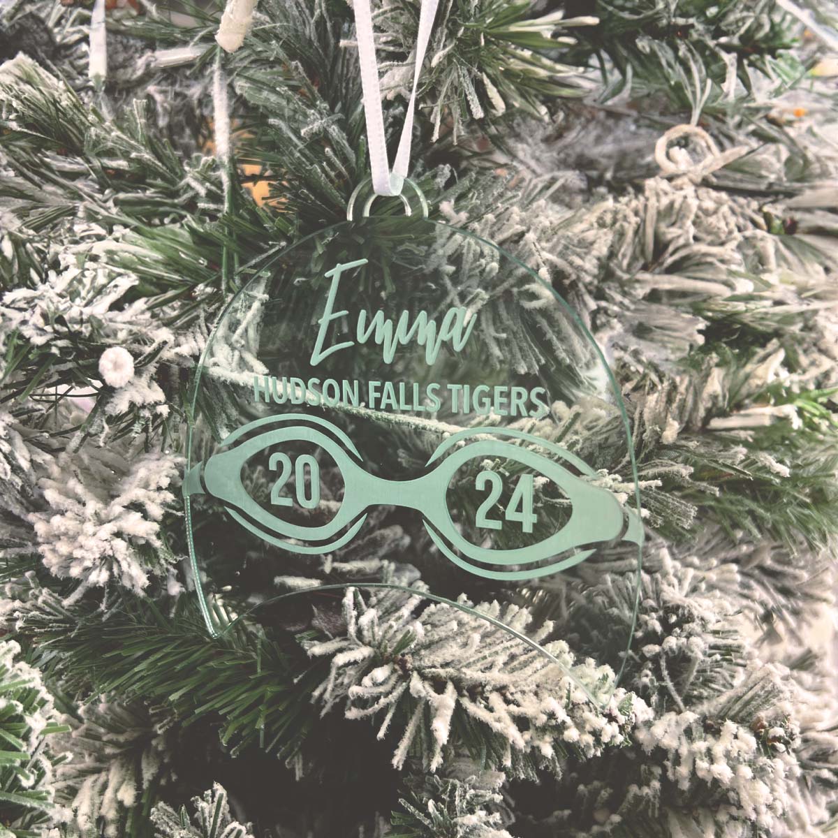 Personalized Swim Ornament