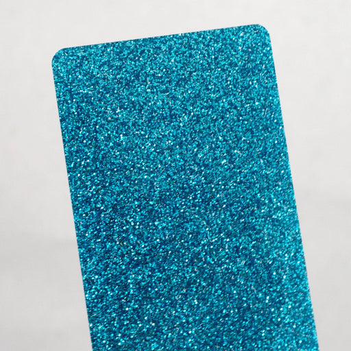 1/8" Teal Glitter Cast Acrylic Sheets