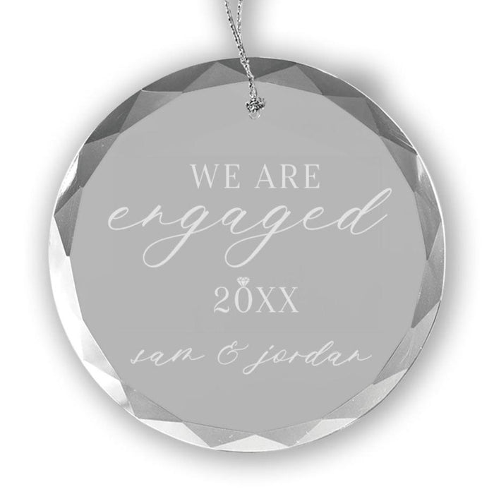 We are Engaged Christmas Ornament