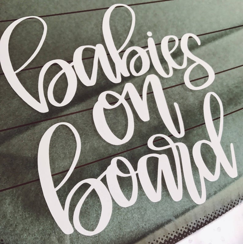 Babies on Board Vinyl Decal