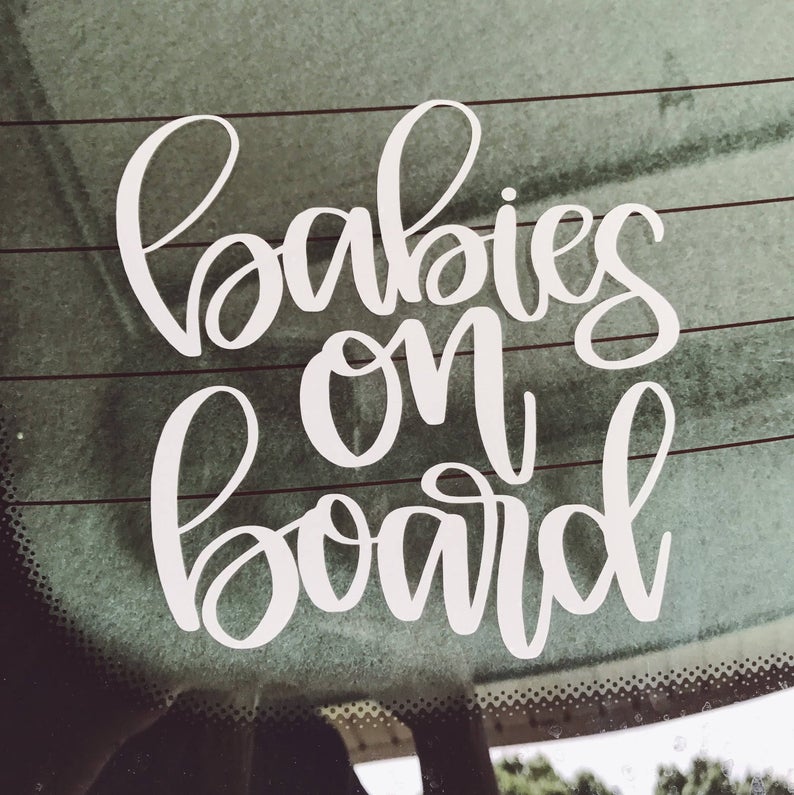Babies on Board Vinyl Decal