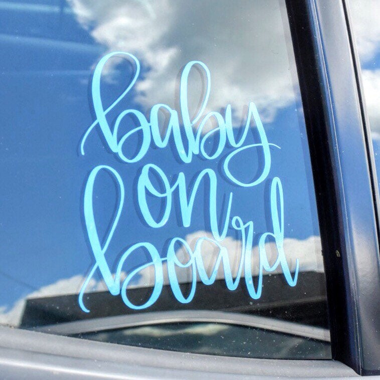 Baby on Board Vinyl Decal