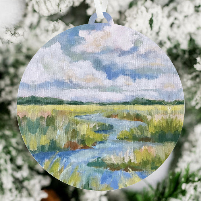Salt Marsh Ornament - Brittany Rawls Art