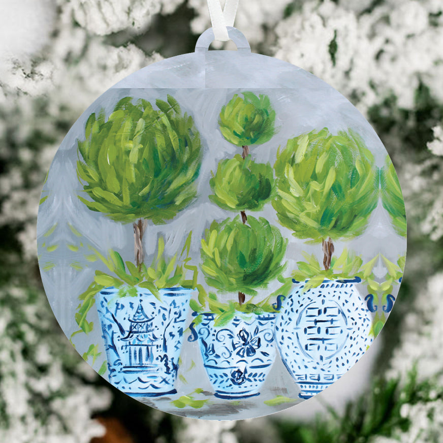 Ginger Jars Ornament - Brittany Rawls Art