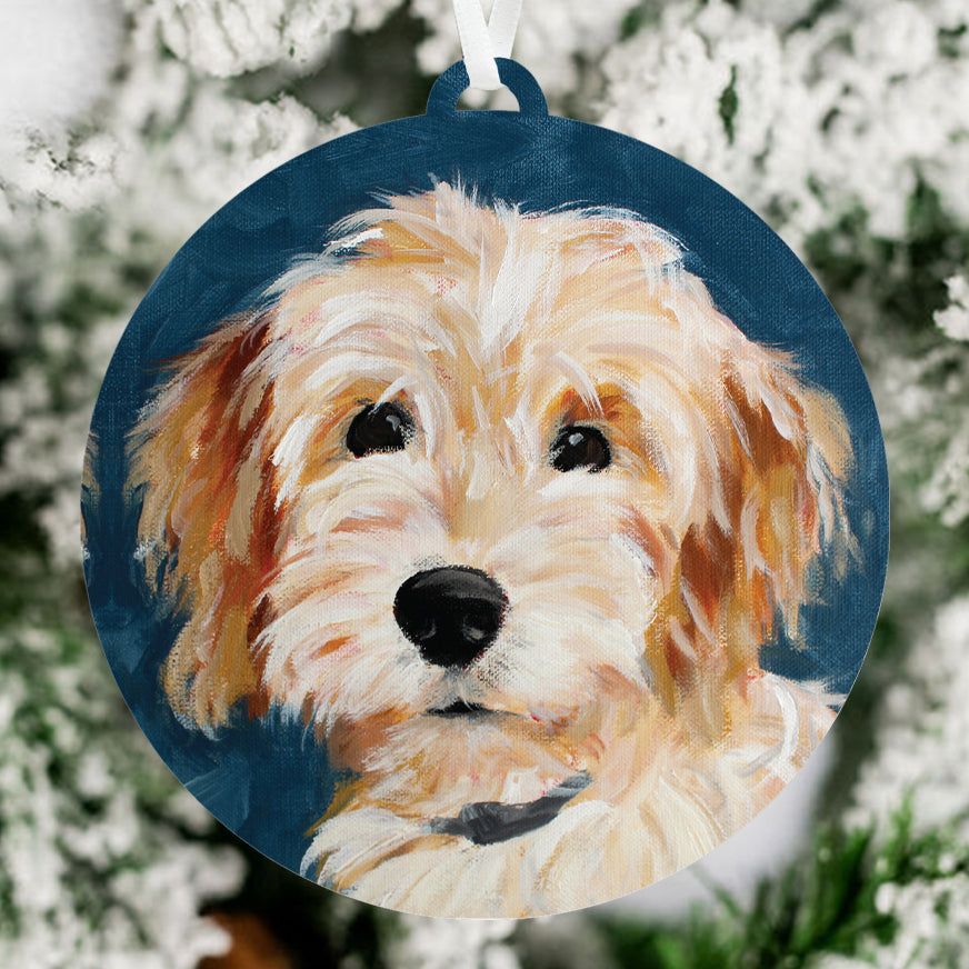 Maltipoo Ornament - Brittany Rawls Art