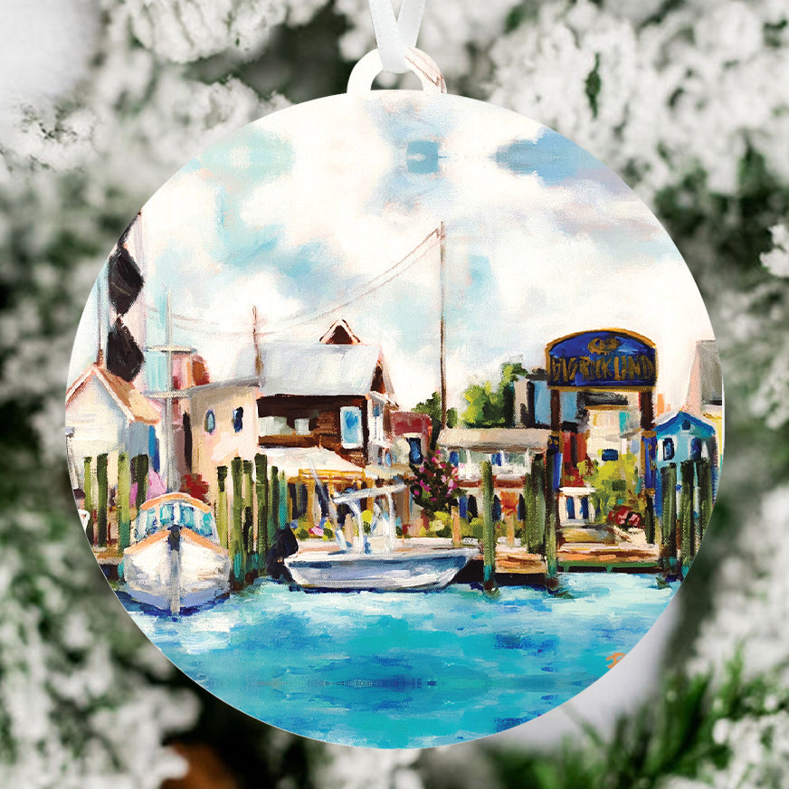 Morehead City Ornament - Brittany Rawls Art