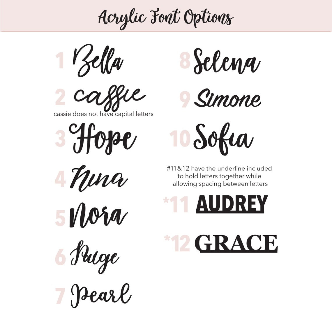 Custom Acrylic Sign for Boutiques & Small Businesses