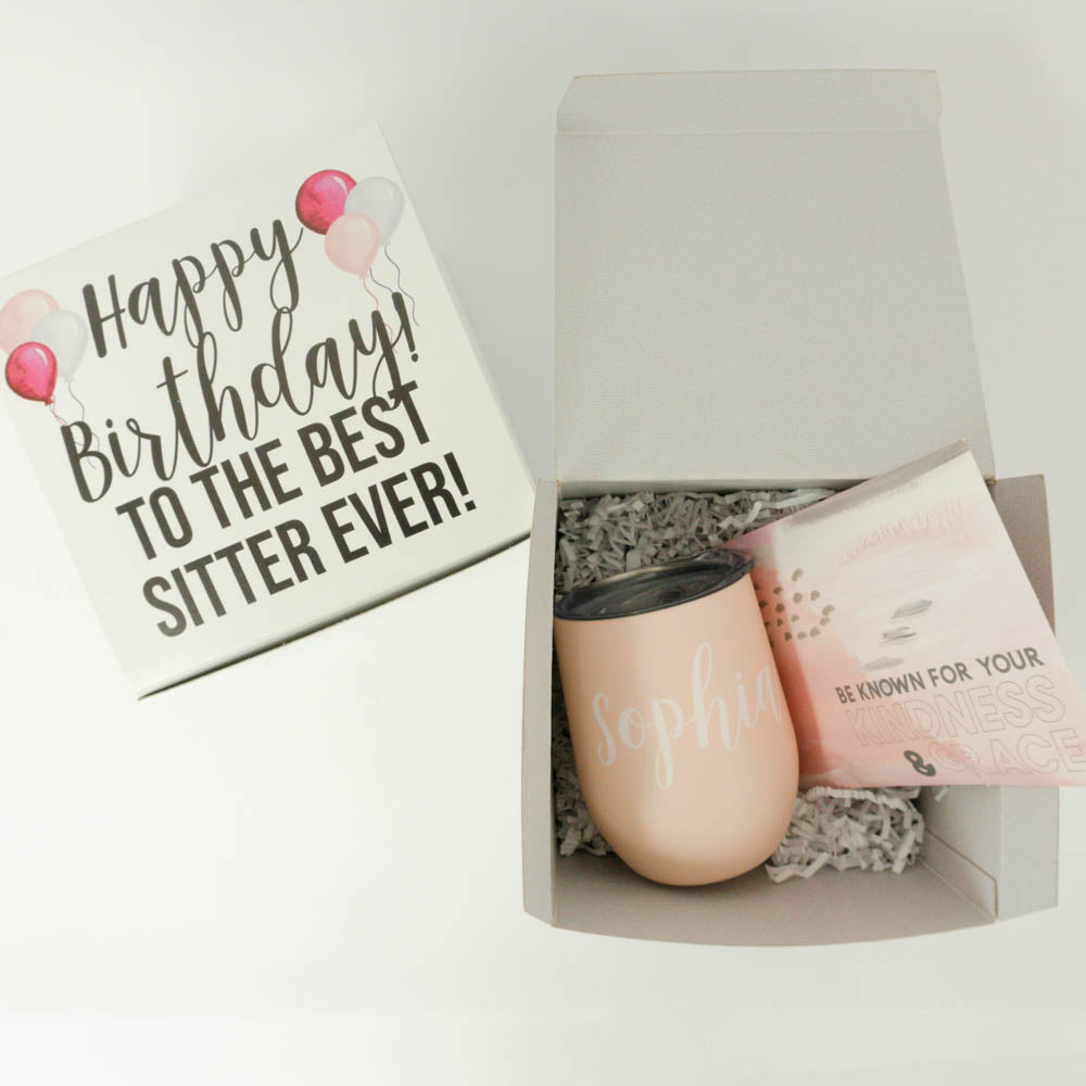 Happy Birthday to the Best Sitter Ever Gift Box