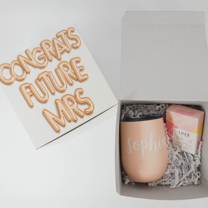 Congrats Future Mrs Balloon Engagement Gift Box