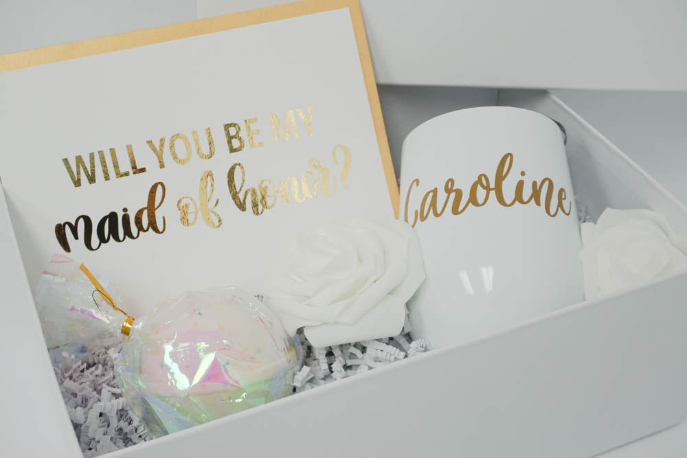 Maid of Honor Proposal Deluxe Gift Box
