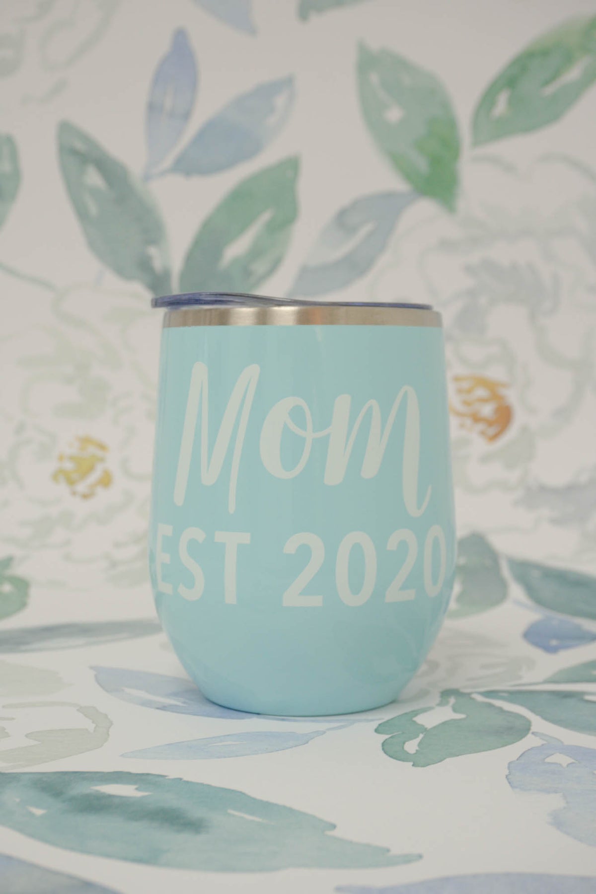 Mom Est. Wine Tumbler