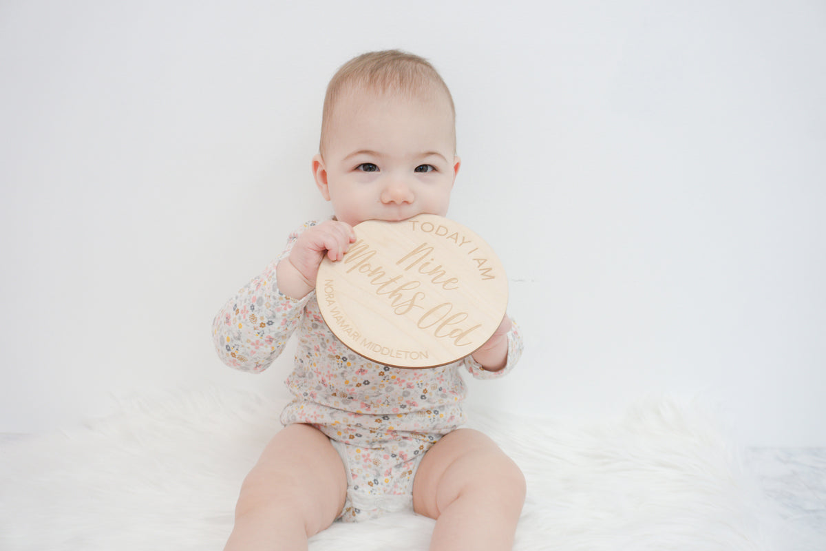 Personalized Milestone Signs for Baby