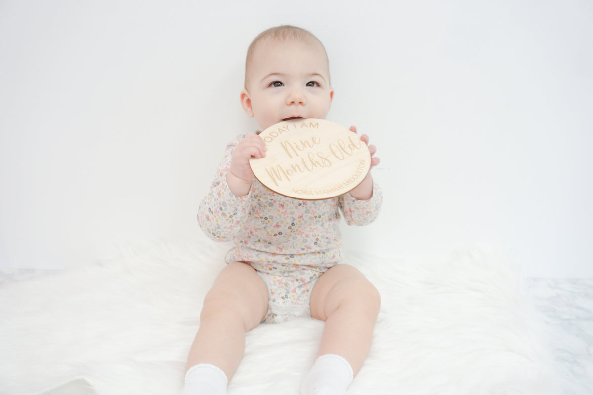 Personalized Milestone Signs for Baby