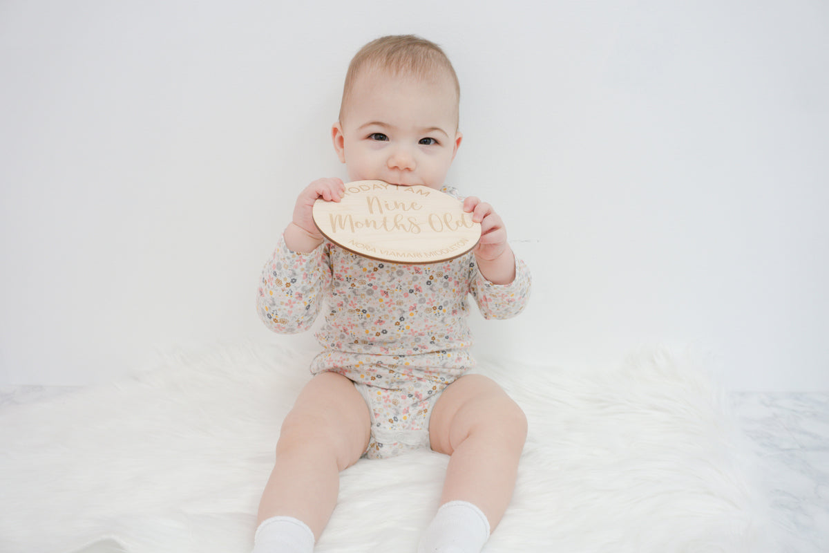 Personalized Milestone Signs for Baby