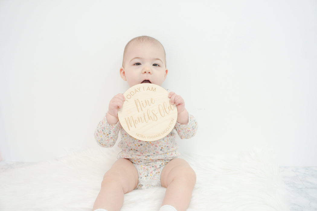 Personalized Milestone Signs for Baby