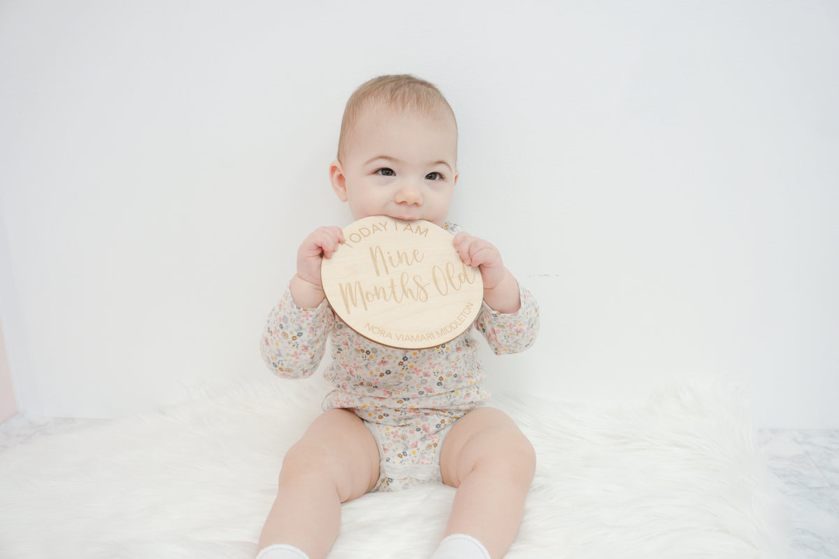 Personalized Milestone Signs for Baby