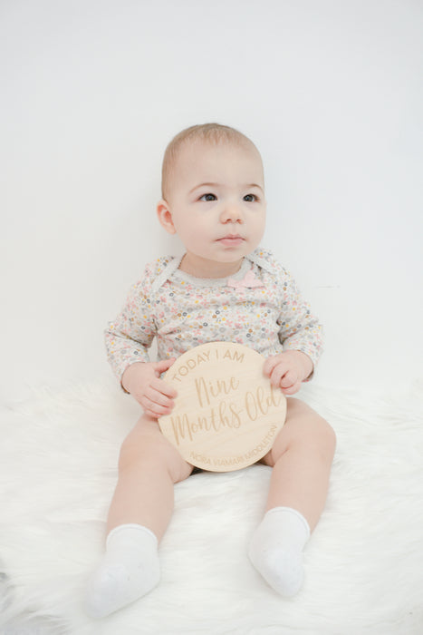 Personalized Milestone Signs for Baby