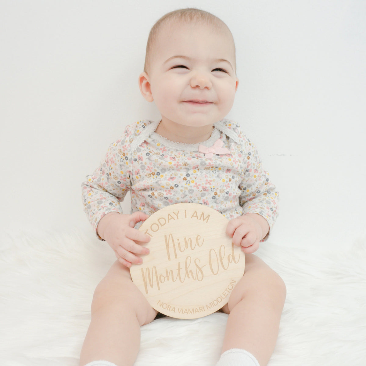 Personalized Milestone Signs for Baby