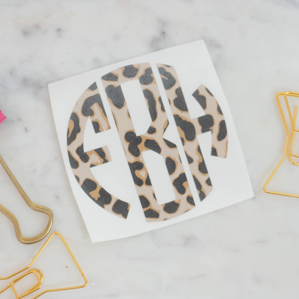 Monogram Vinyl Decal