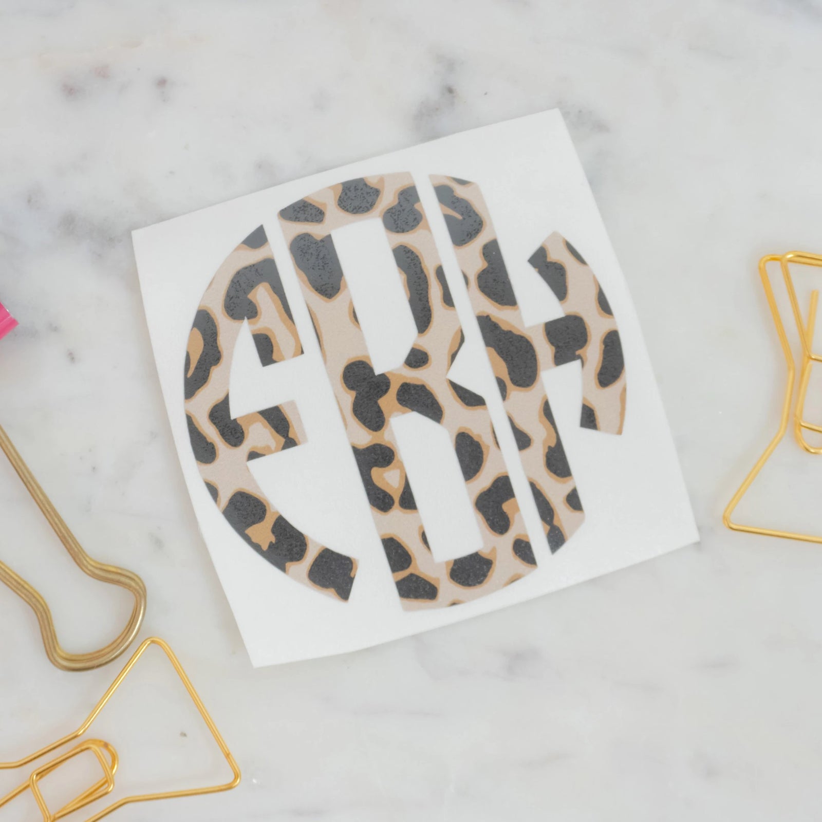 Monogram Vinyl Decal