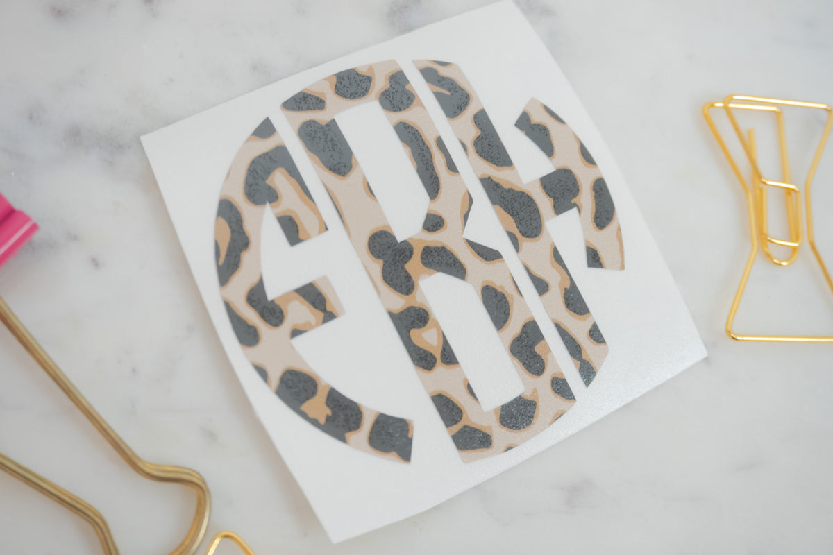 Monogram Vinyl Decal