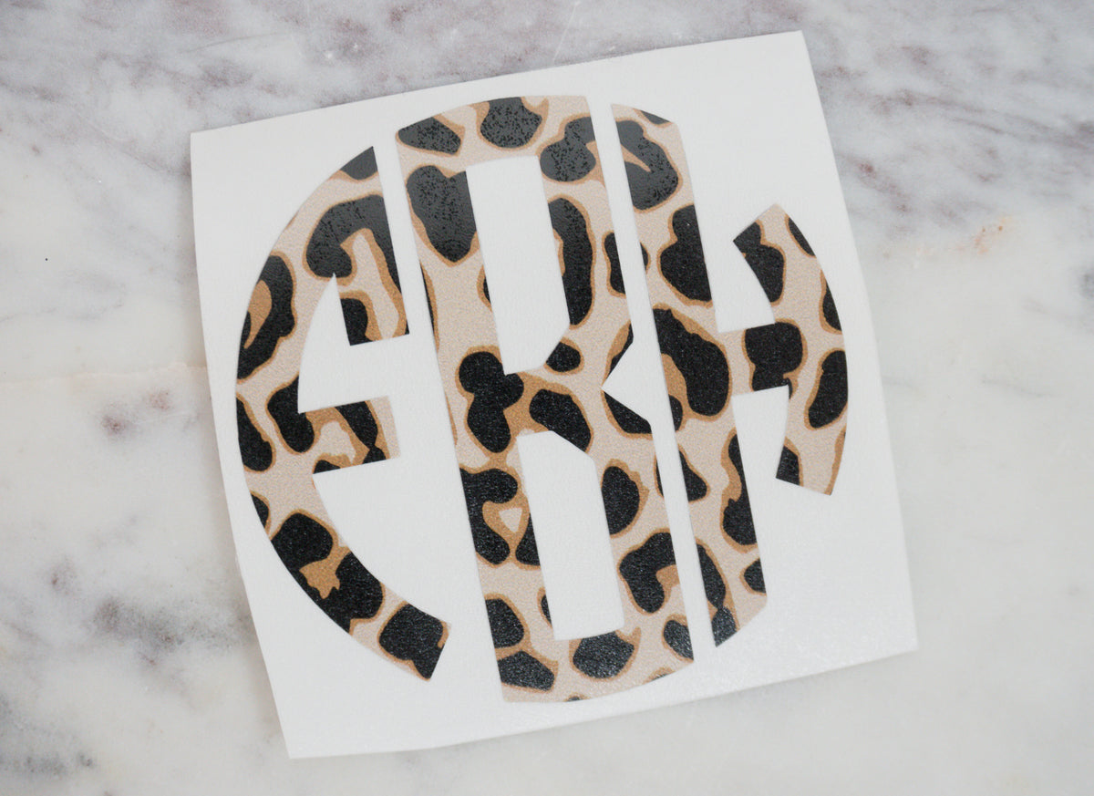 Monogram Vinyl Decal