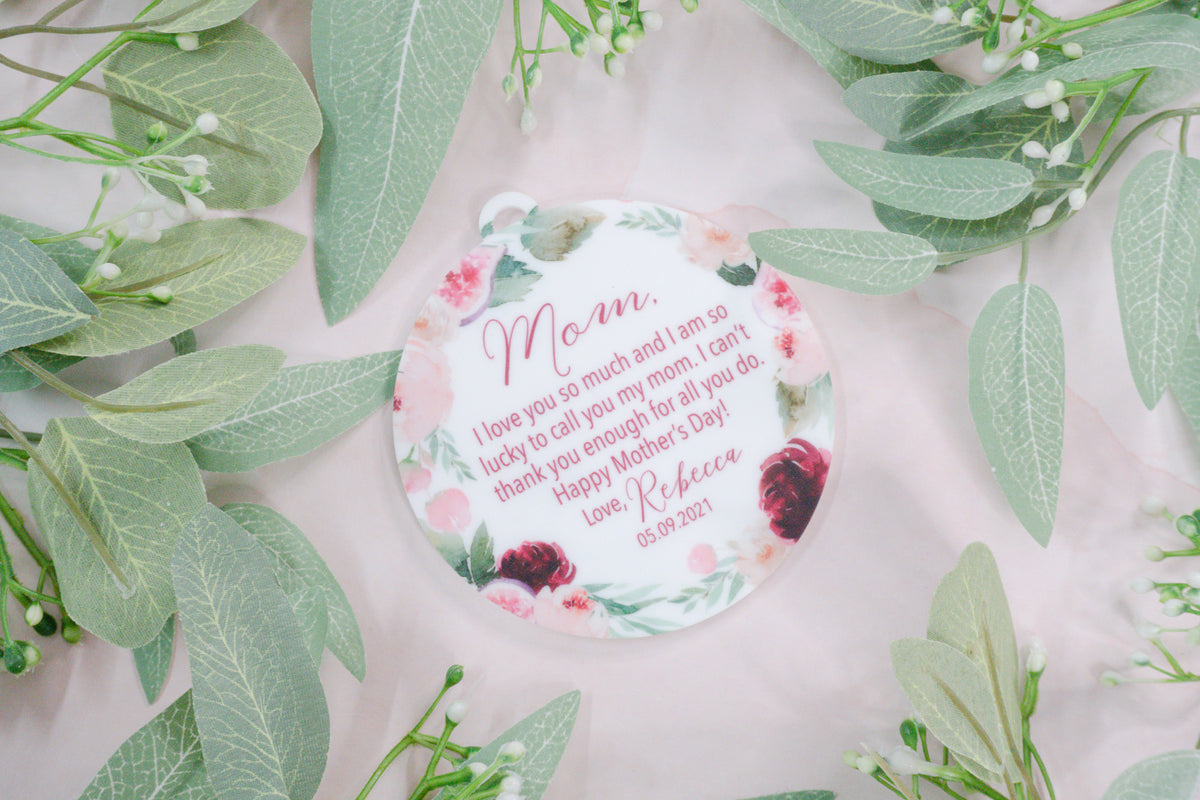 Happy Mother's Day Custom Ornament