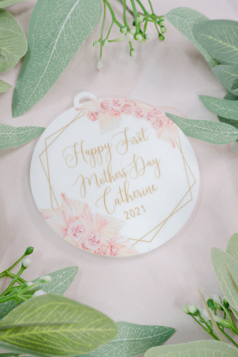 Happy First Mother's Day Custom Ornament