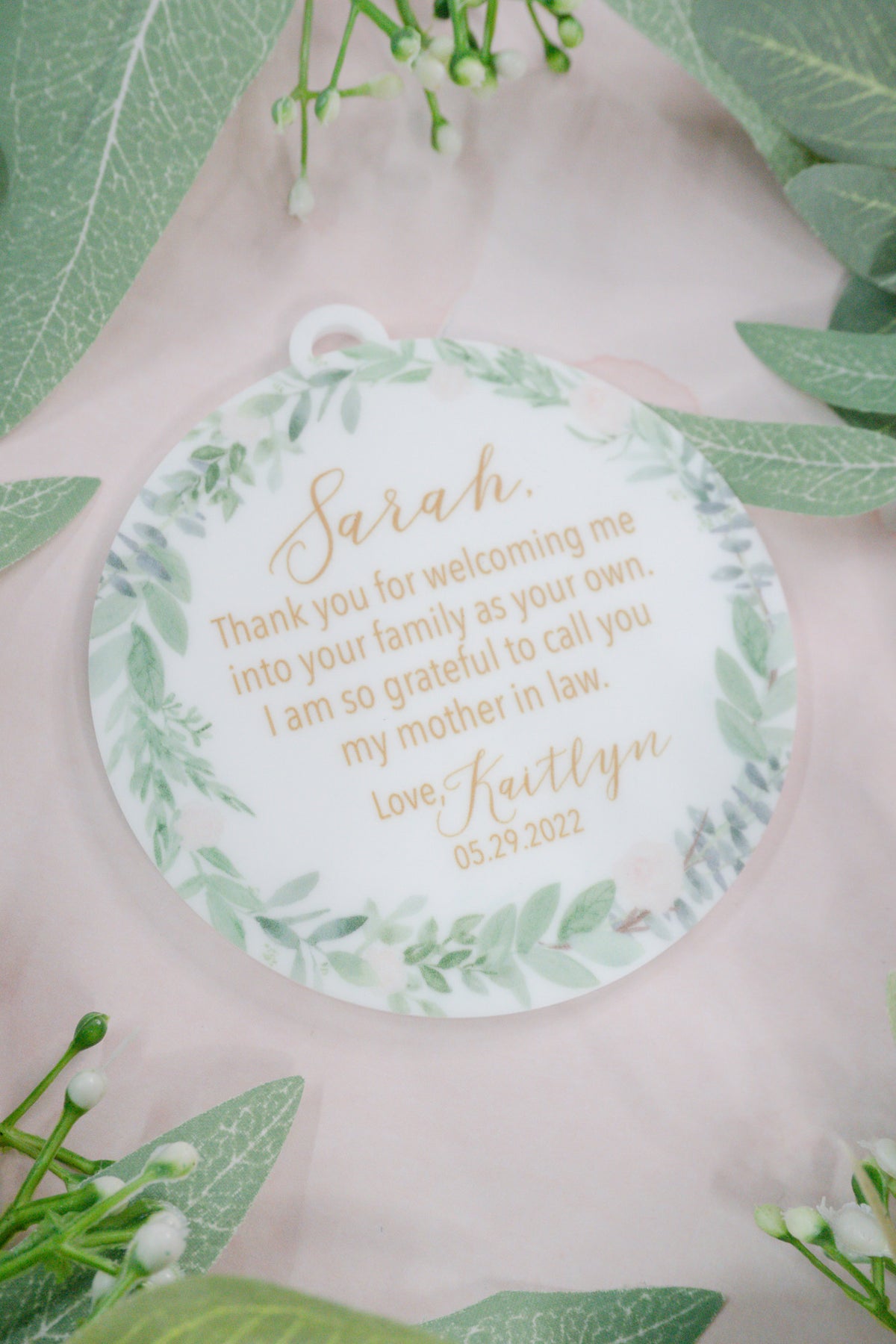 Mother in Law Personalized Ornament