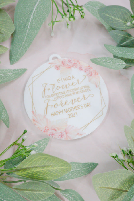 Happy Mother's Day Flowers Ornament