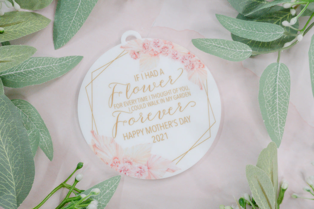 Happy Mother's Day Flowers Ornament