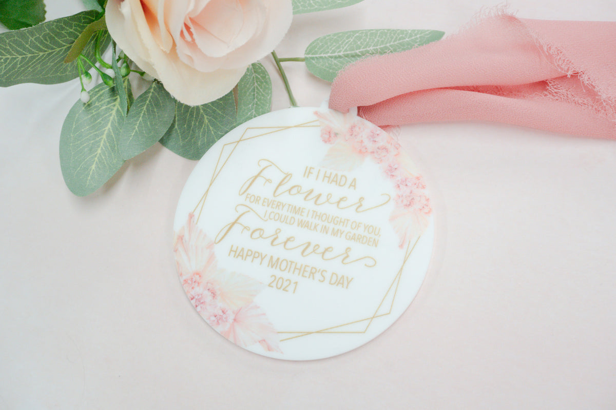 Happy Mother&#39;s Day Flowers Ornament