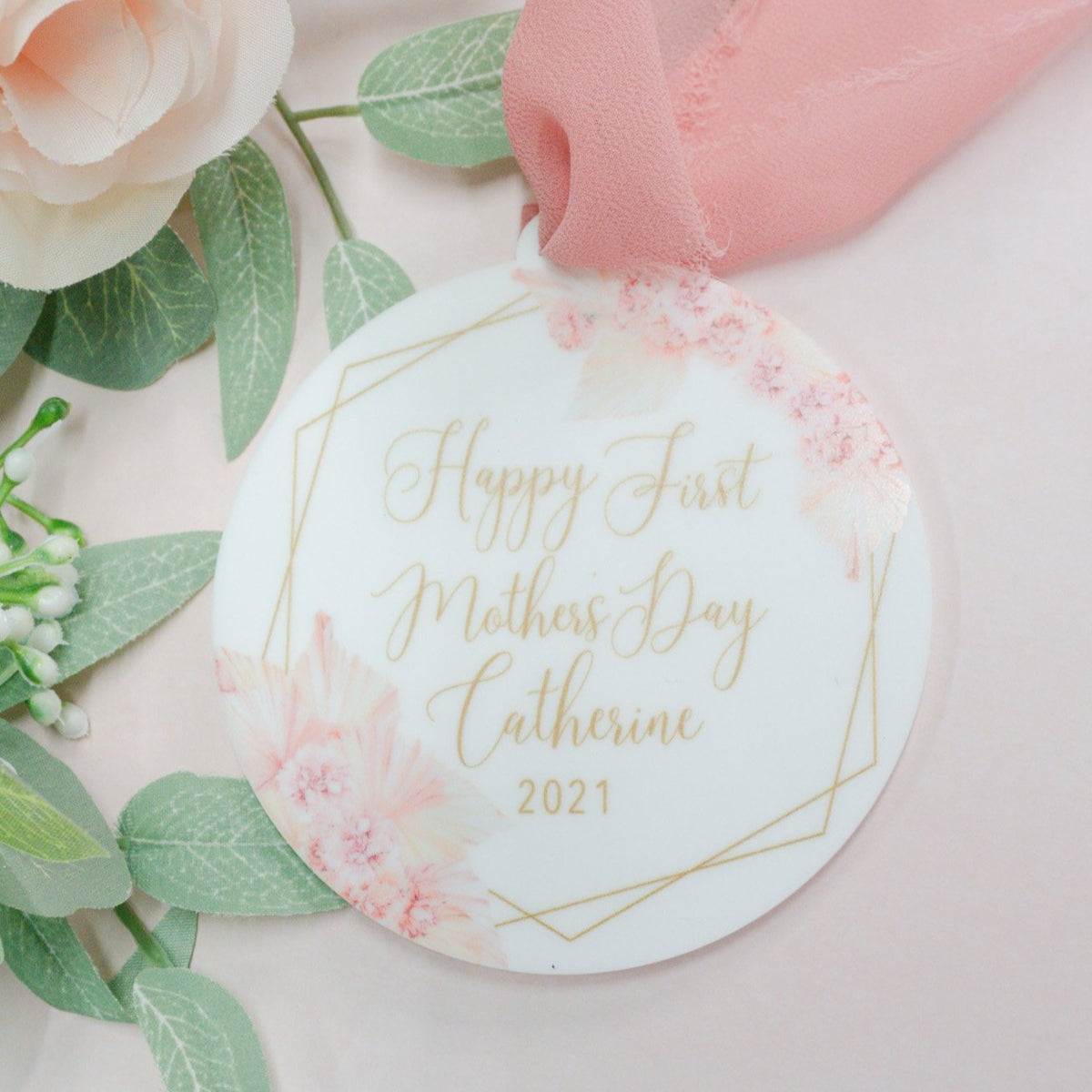 Happy First Mother&#39;s Day Custom Ornament