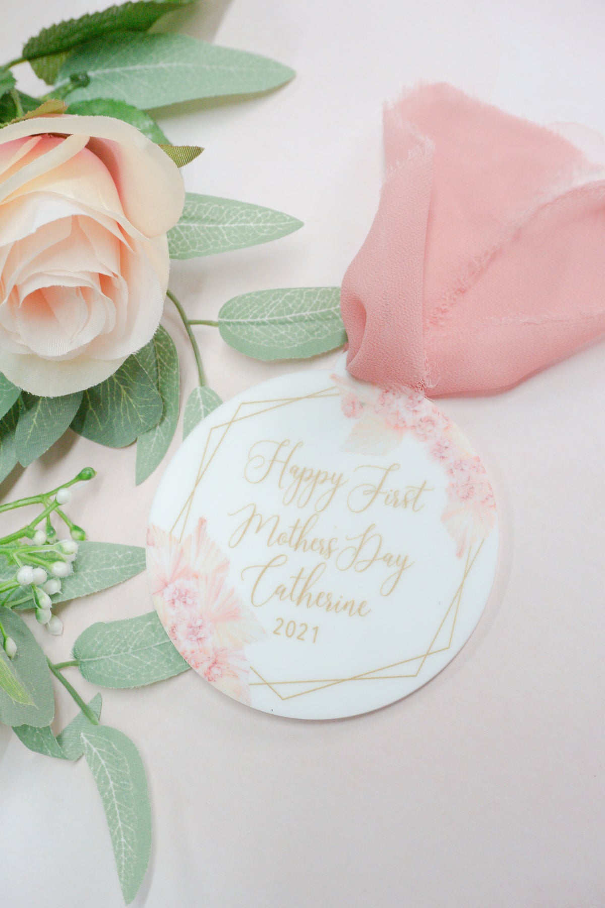 Happy First Mother&#39;s Day Custom Ornament