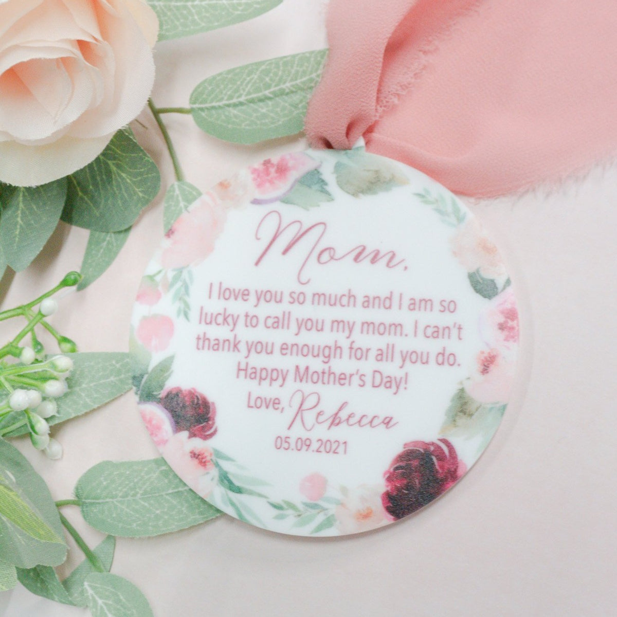 Happy Mother's Day Custom Ornament