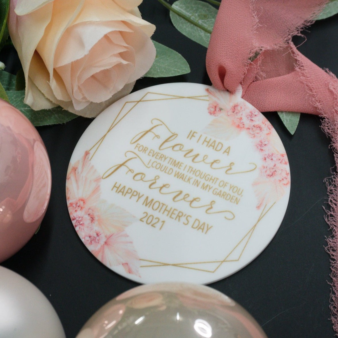 Happy Mother&#39;s Day Flowers Ornament