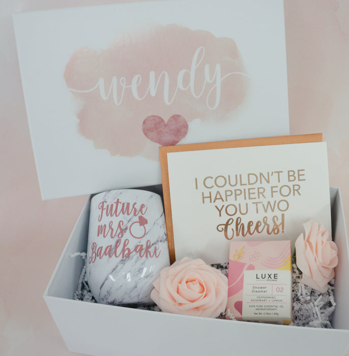 Happy for You Two Engagement Gift Box