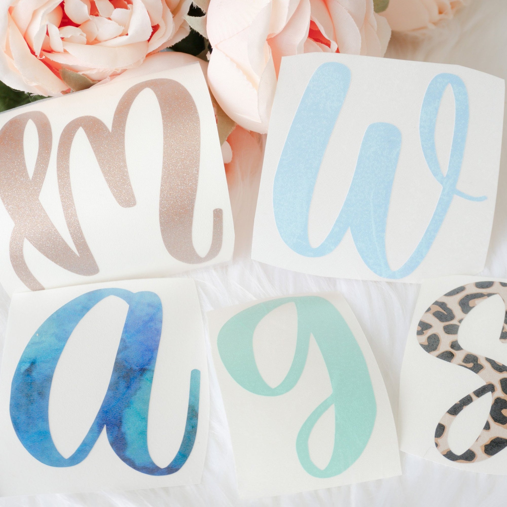 Initial Vinyl Decal