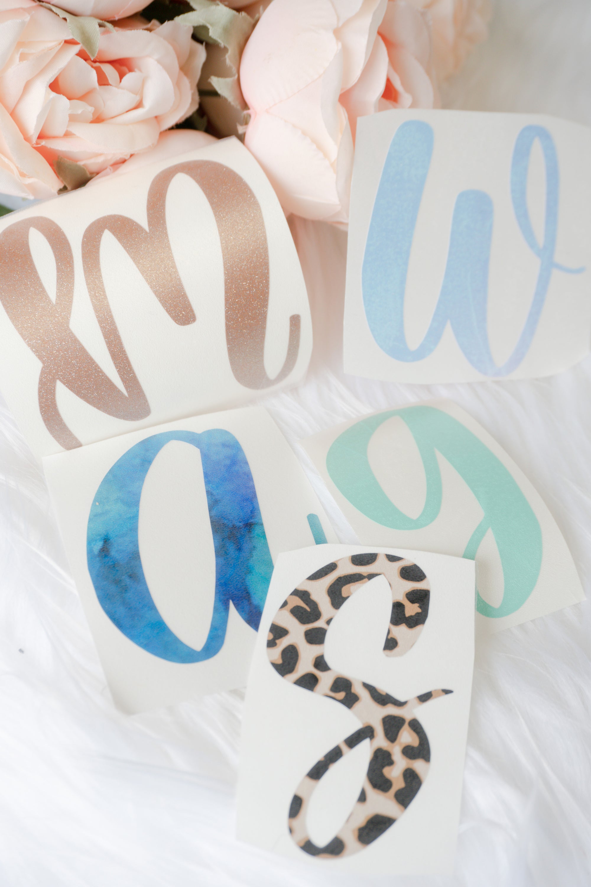 Initial Vinyl Decal
