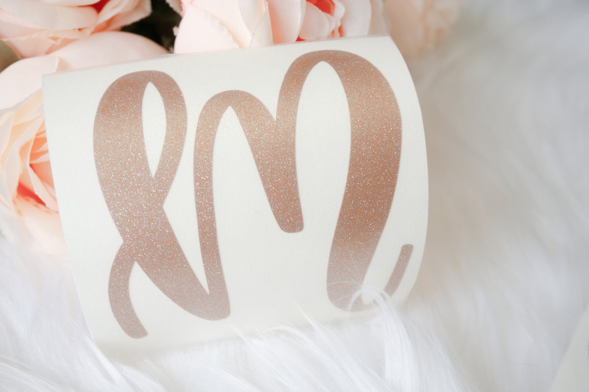 Initial Vinyl Decal