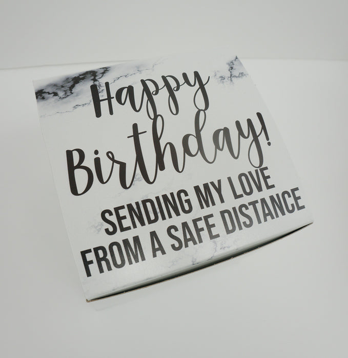 Sending My Love From a Safe Distance Birthday Marble Gift Box