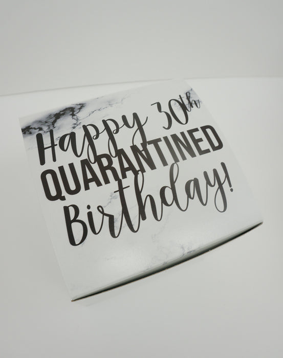 Happy 30th Quarantined Birthday Marble Gift Box