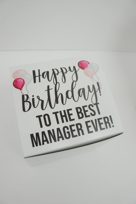 Happy Birthday to the Best Manager Ever Gift Box