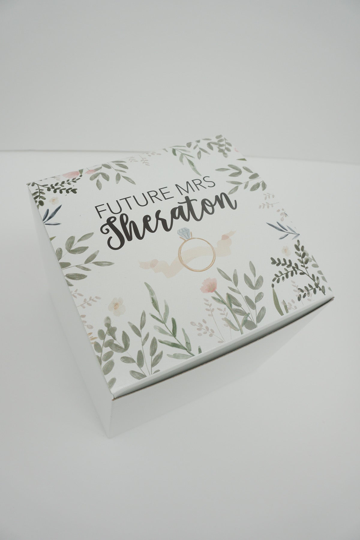 Congrats Future Mrs Greenery Engagement Gift Box