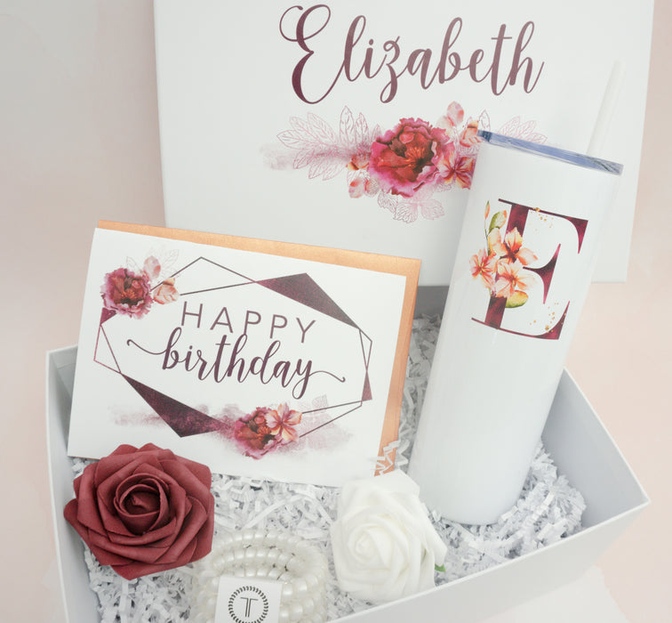 Fall Themed Happy Birthday Deluxe Gift Box